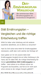 Mobile Screenshot of diaet-ernaehrungsplan-vergleich.de